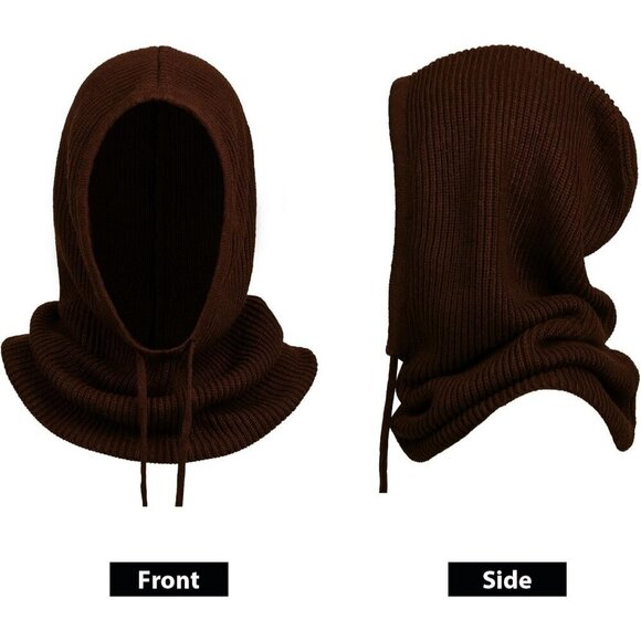 Unisex Coffee Beanie Skull Cap with Drawstring Warm Winter Hats for Outdoor Goonies Never Say Die Outdoor Warm Knitted Hat – Skull  main image 4